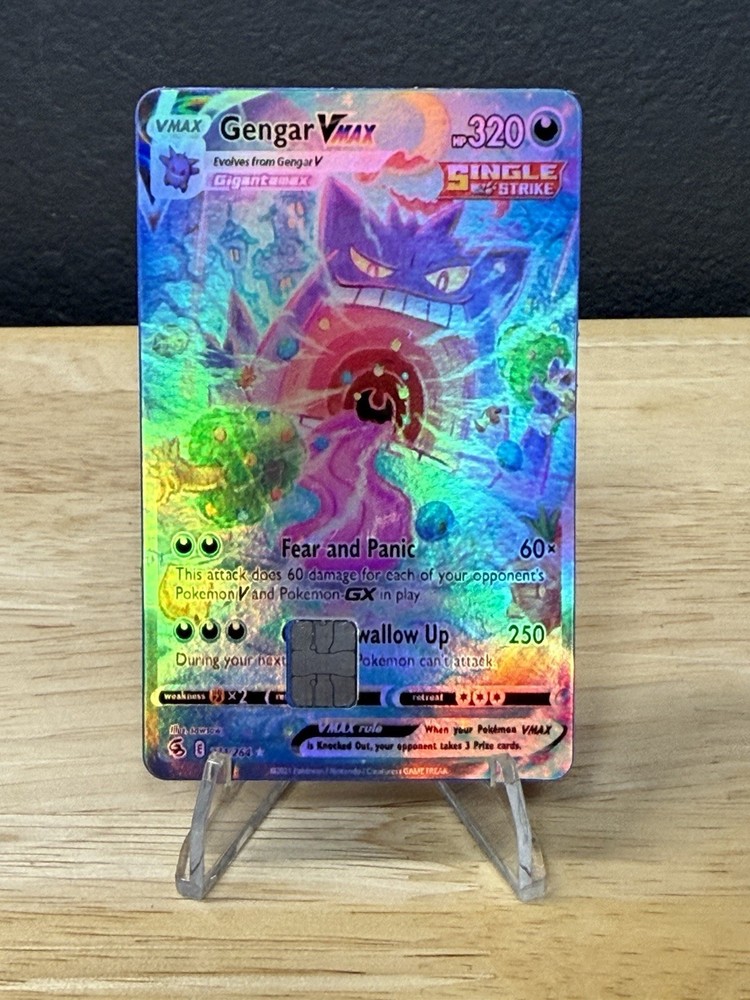 Gengar vmax Debit Card Skin