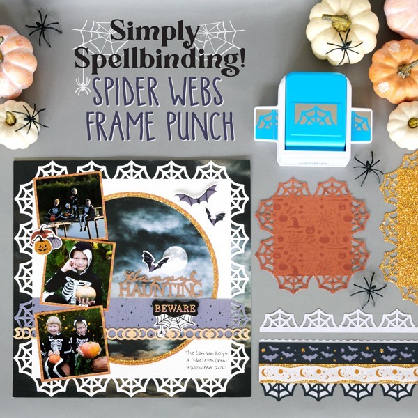 Creative Memories Spider Webs Border-Frame Punch