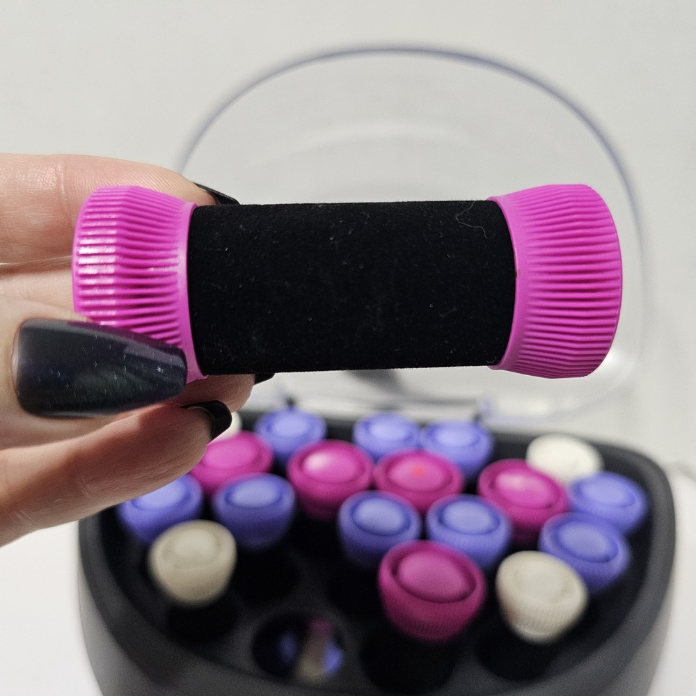 Remington Ionic Conditioning Hot Rollers, 20pcs plus Clips Purple H5600 Tested!
