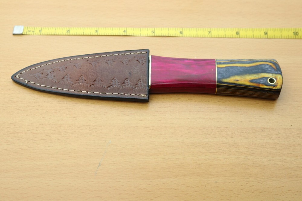 8 inches Celtic Scottish Dirk SGIAN DUBH DAGGER Bone Handle Knife.