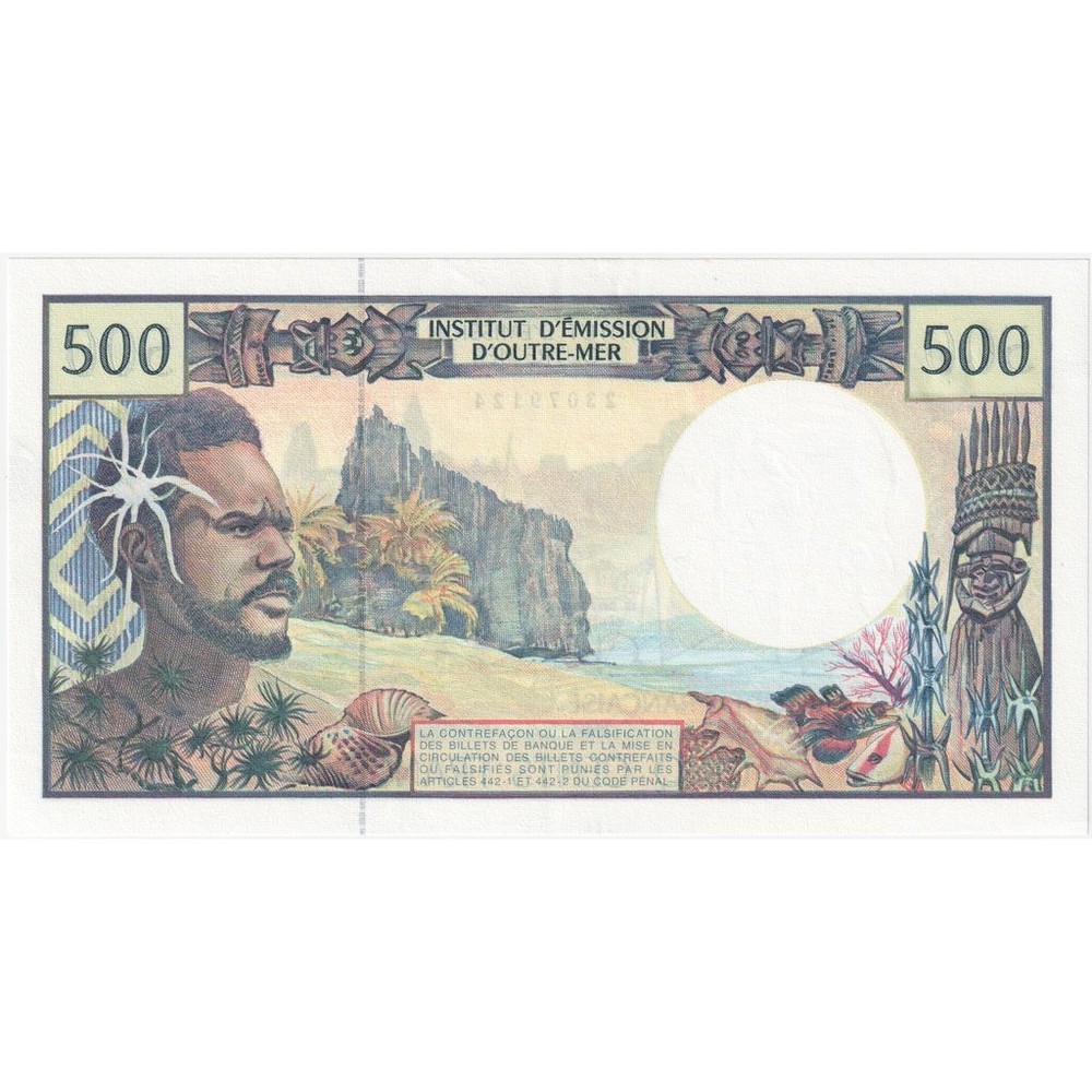 [#336243] New Caledonia, 500 Francs, UNC