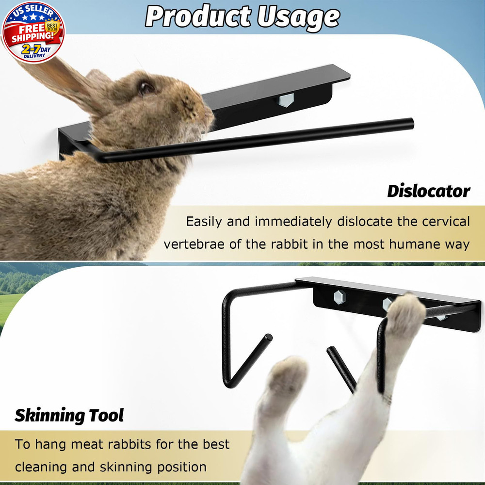 Hopper Popper Rabbit Dispatcher, Humane Rabbit Dispatching Dislocator