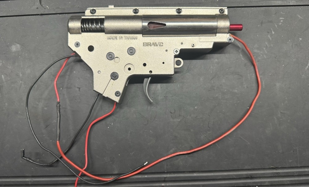 BRAVO Airsoft Gearbox V2 with Wiring Internal Components