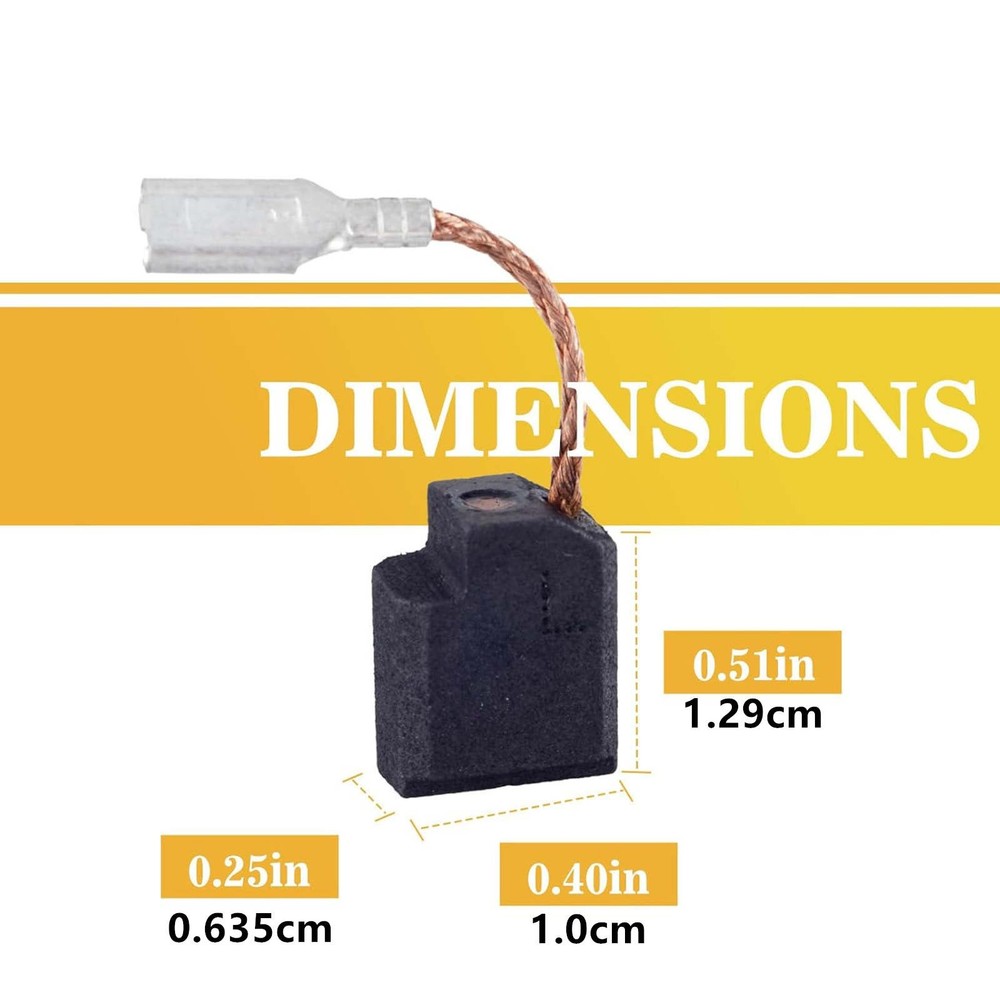 4PCS Carbon Brushes For Dewalt D28110 D28112 Replacement Accessory 650916-01