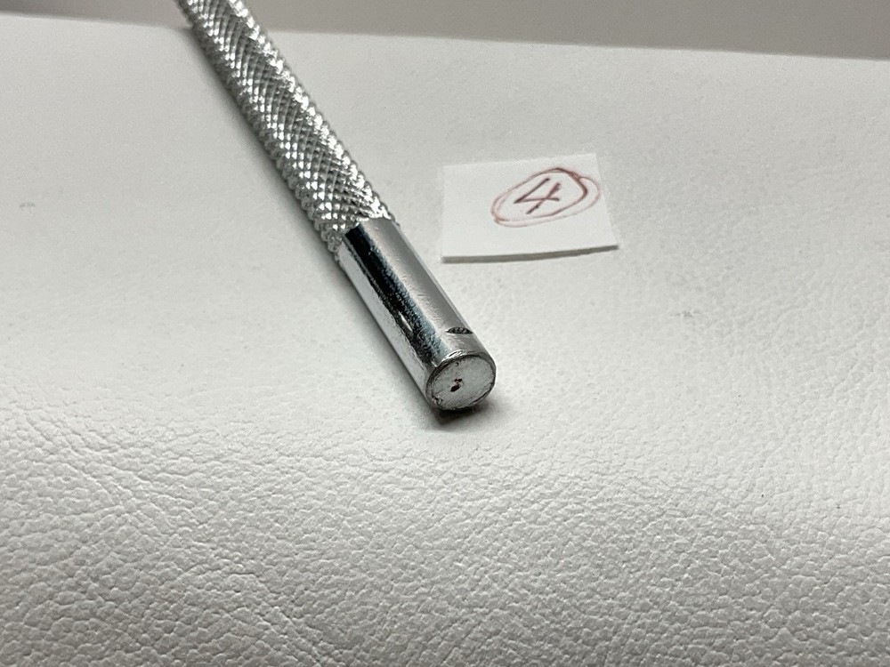 EARLY TOOL UNMARKED, Geometric Leather Stamping Tool