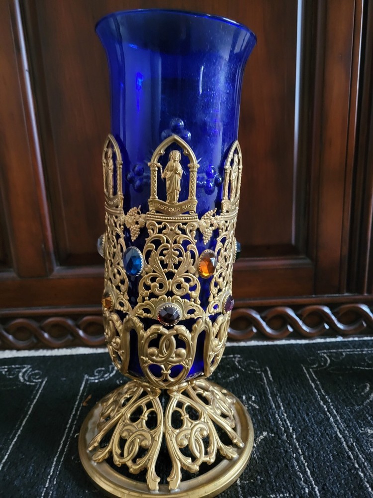 Murano Cobalt Glass Chalis