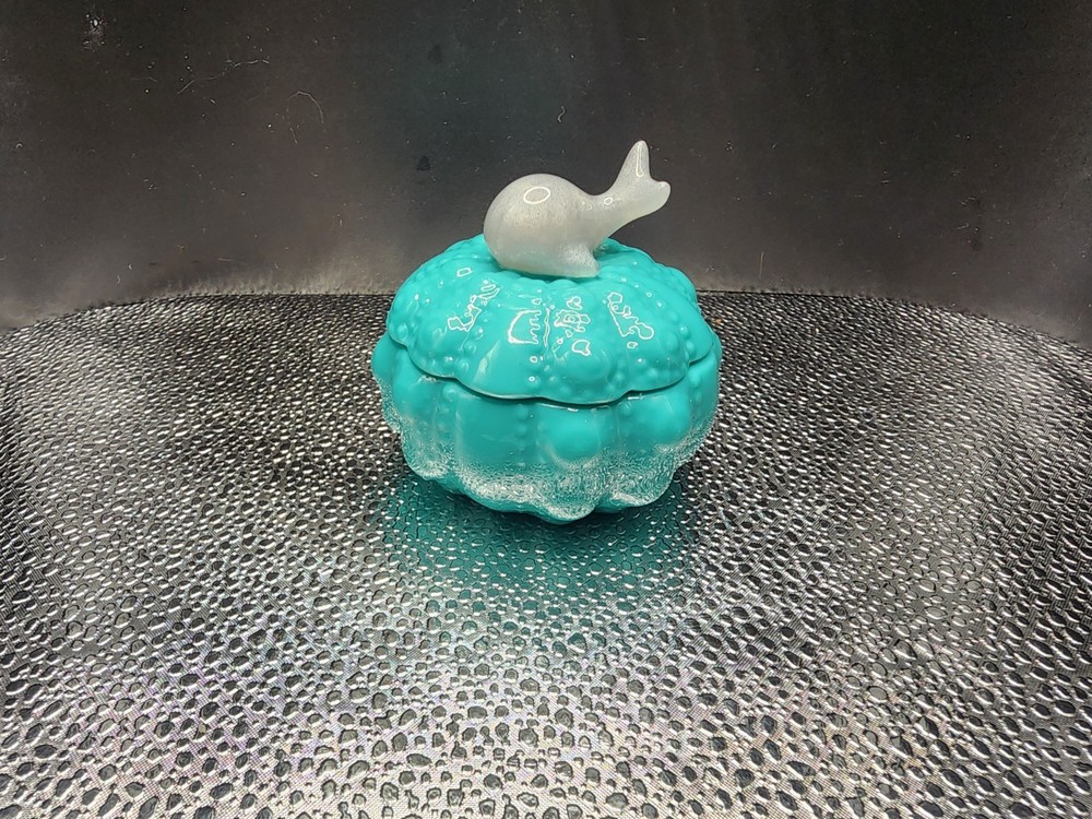 Handmade Jar with Whale Handle