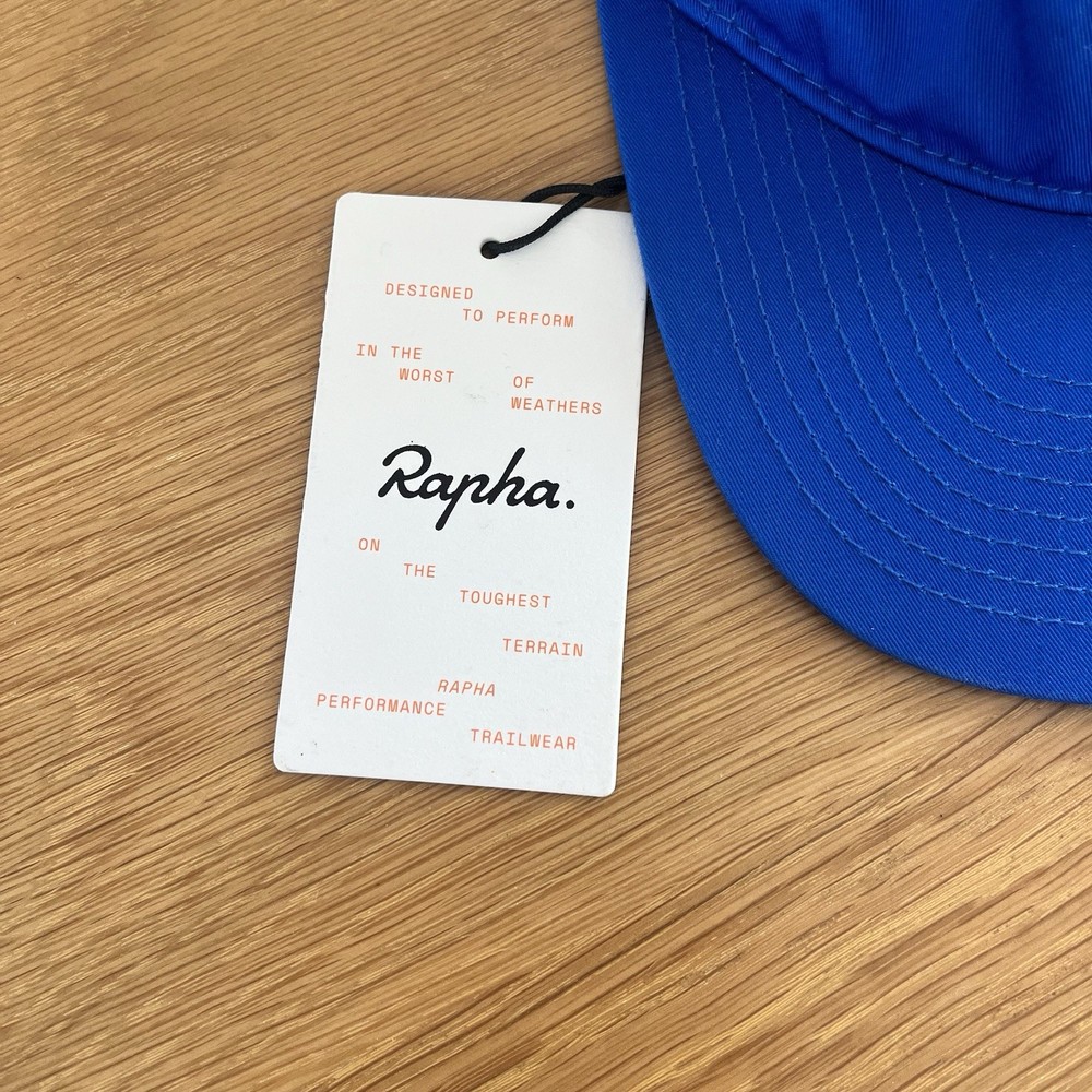 Rapha Trail 6 Panel Cap Hat Blue Limited Edition Miami One Size