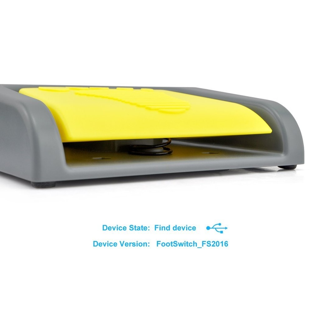 HID USB Foot Switch Pedal - One Key Customizable Action for Efficient Workflows