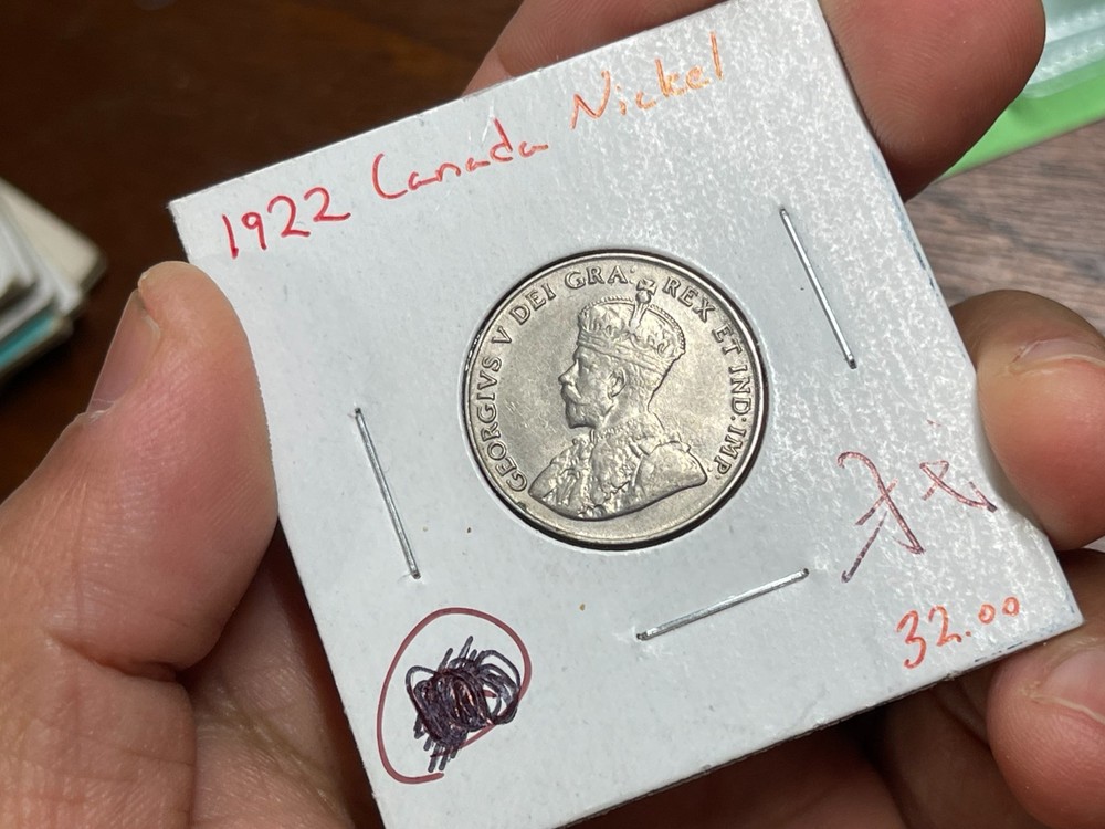 1922 Canada Nickel Coin High Grade High Value