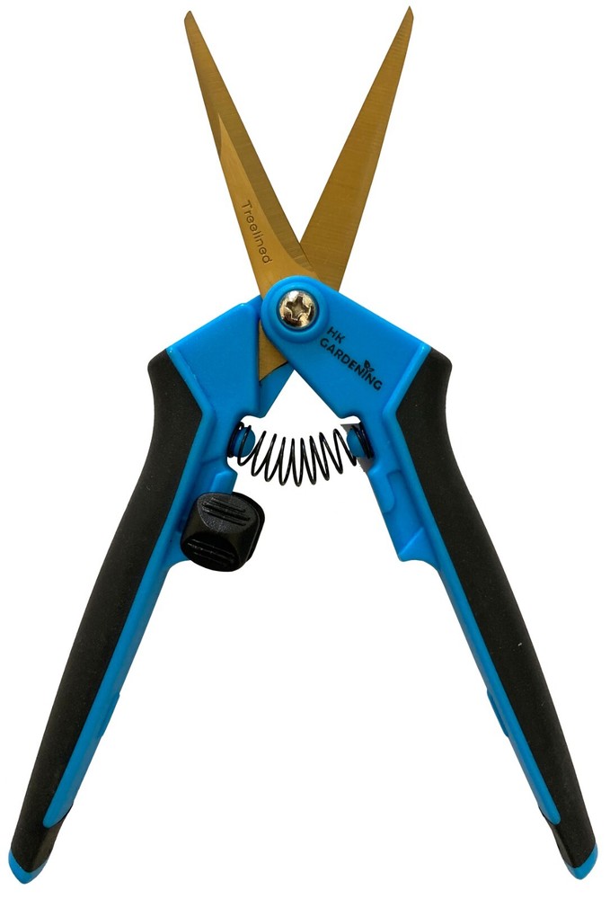 HK Gardening Titanium Fast Precision Pruner Curved Blade