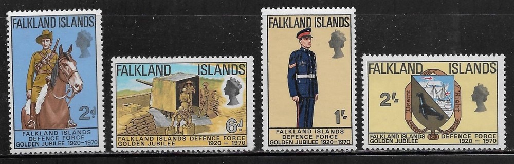 Falkland Islands Scott # 188 - 191 MH