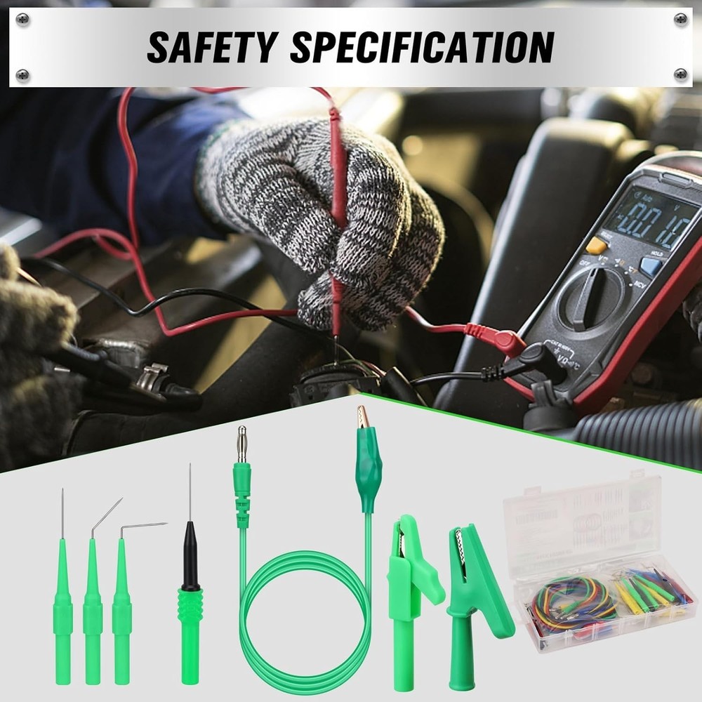 Back Probe Kit Automotive Electrical Testing Multi-Angle Connectors Repair