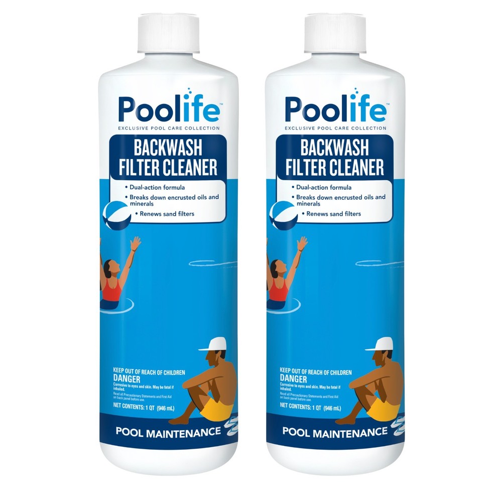 Poolife Backwash Filter Cleaner (1 qt) (2 Pack)