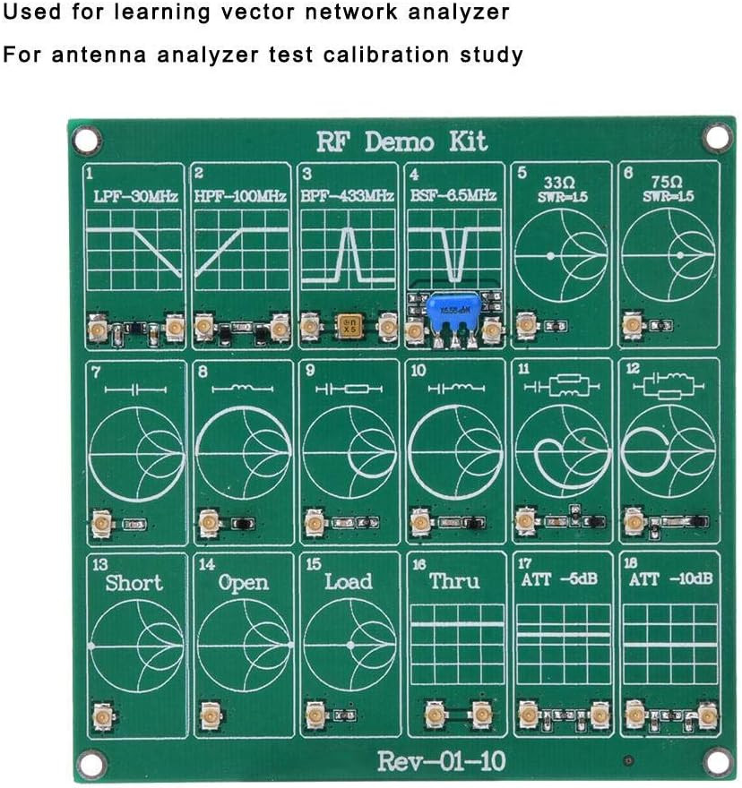 RF Test Board, 18 Functional Modules RF Demo Kit Nanovna RF Test Module