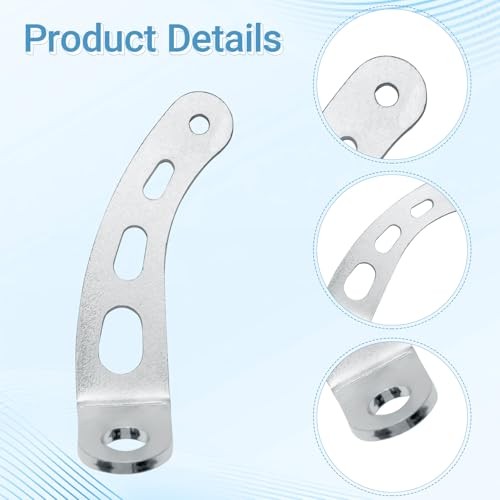 4708 Throttle Return Spring Bracket, Chrome ,Carburetor Throttle Return Spring