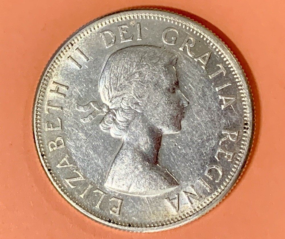 Canada 1958 DOT Silver Half Dollar, MS++++, High Grade Variety