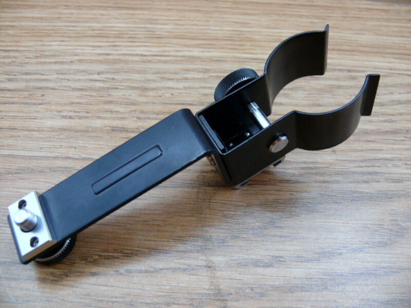 Hasselblad adjustable flash holder.