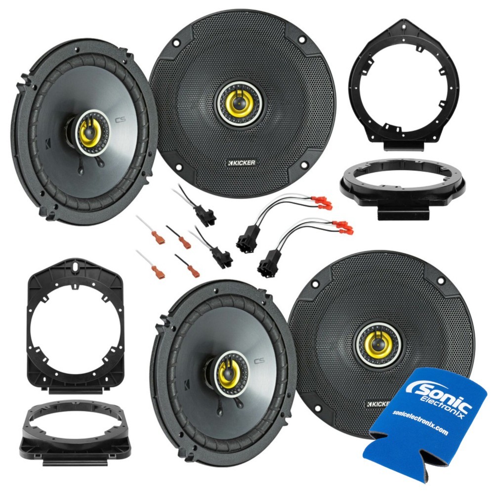 2007-2013 Chevy Silverado Ext Cab Kicker Front & Rear Speaker Upgrade