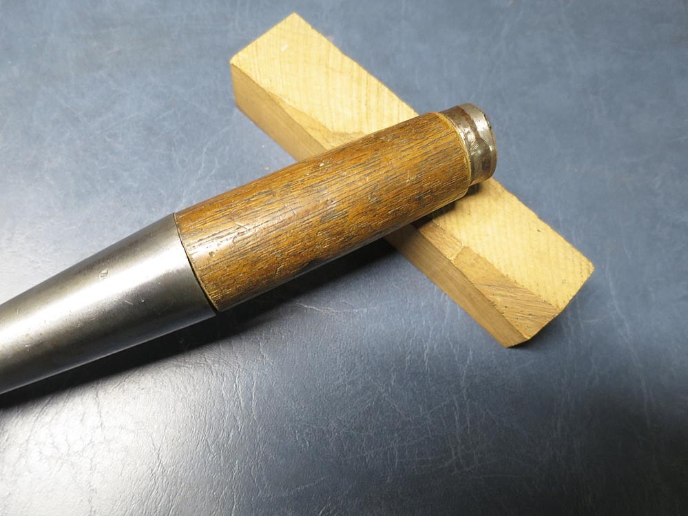 PEXTO 2" TIMBER FRAMING SLICK/CHISEL RING HANDLE~WESTERN UNION TELEGRAPH CO.