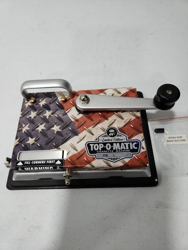 top-o-matic cigarette rolling machine - bi-centennial model