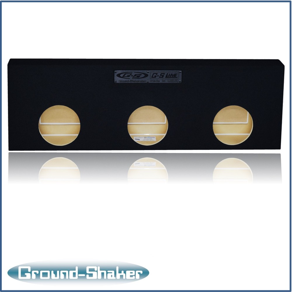 8" Triple Sealed Shallow Mount Sub Box Slim Speaker Box Subwoofer Enclosure