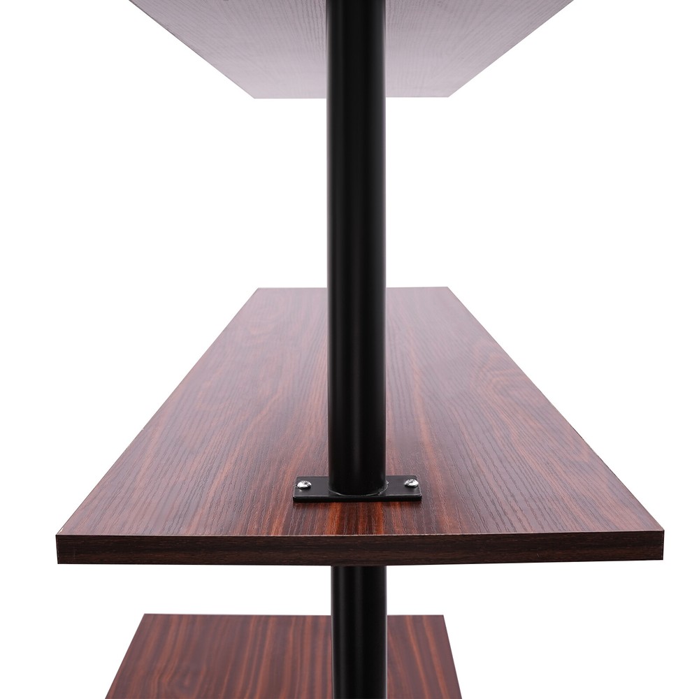 3 Tiers Wall Mounted Desk Table Wall Organizer Wall Mount Computer Writing