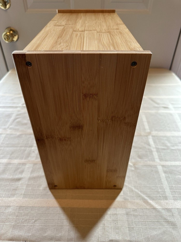 Wood Display Case PlexiGlass Doors 2 shelf Counter Display