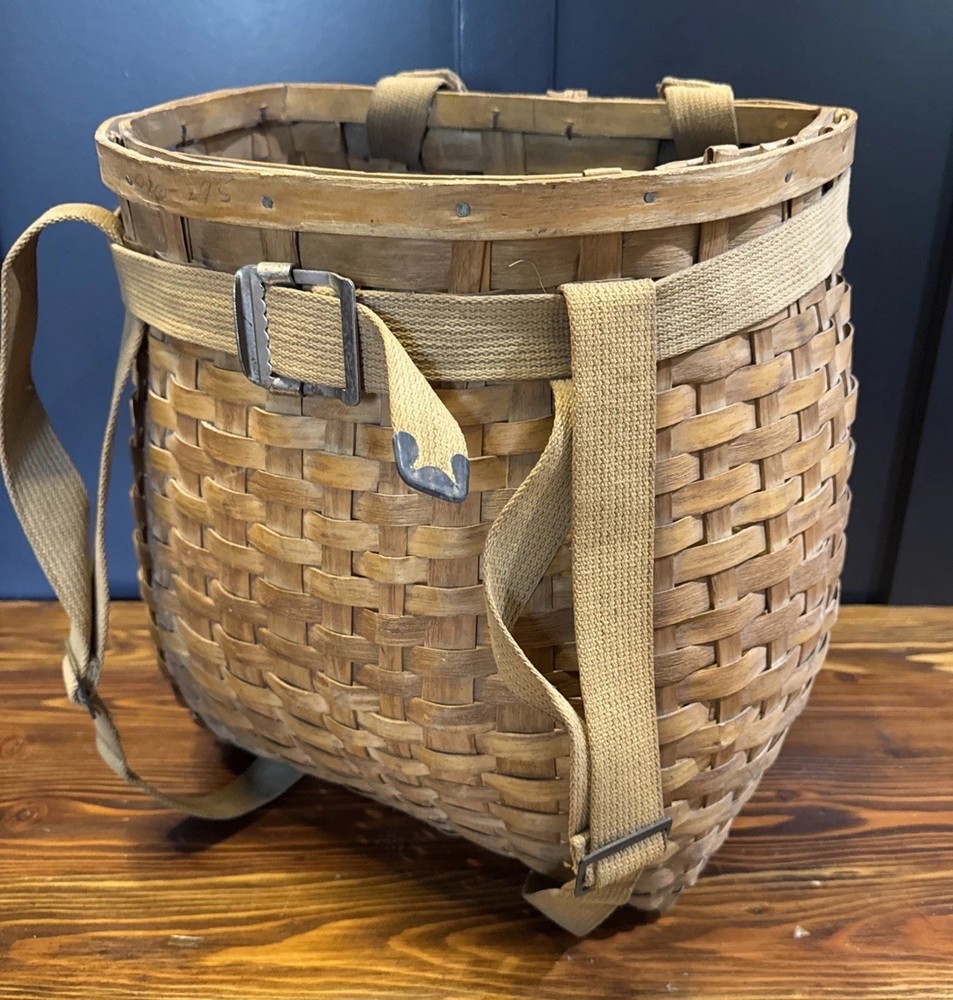 Antique Adirondack Trappers Backpack Rustic