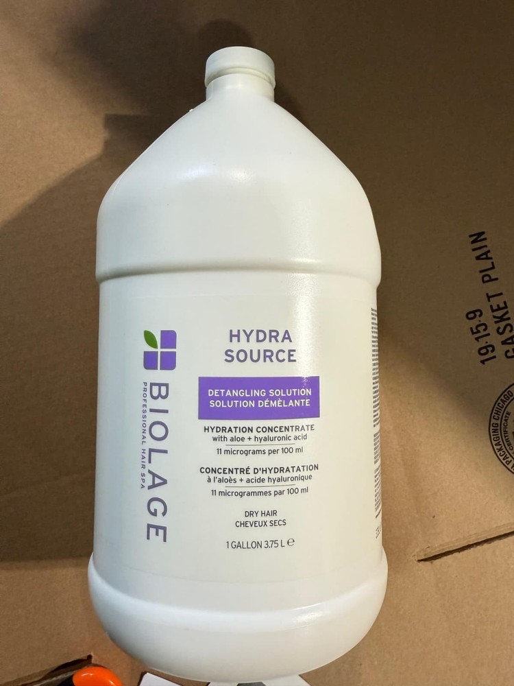 🔥✅ 2pk Biolage HydraSource Detangling Solution 128 oz 1 Gallon
