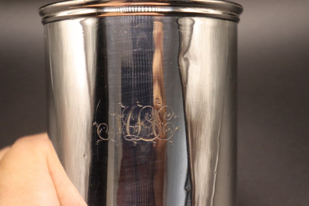 Gotham Silver Plated Monogramed Child’s Cup
