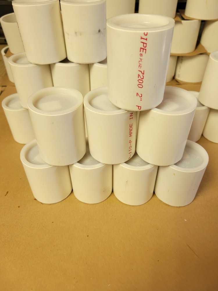 (8)  2" Diameter and 3" Deep Powder Coating Fluid Bed Cup