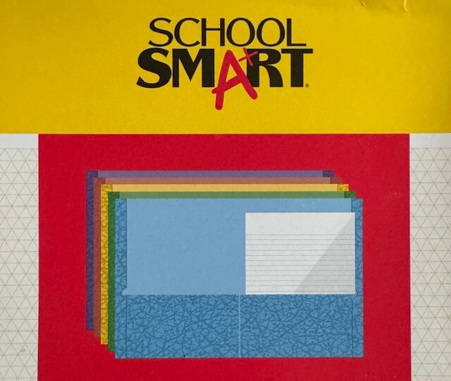 (40 total, one shown) 2-pocket colored folders