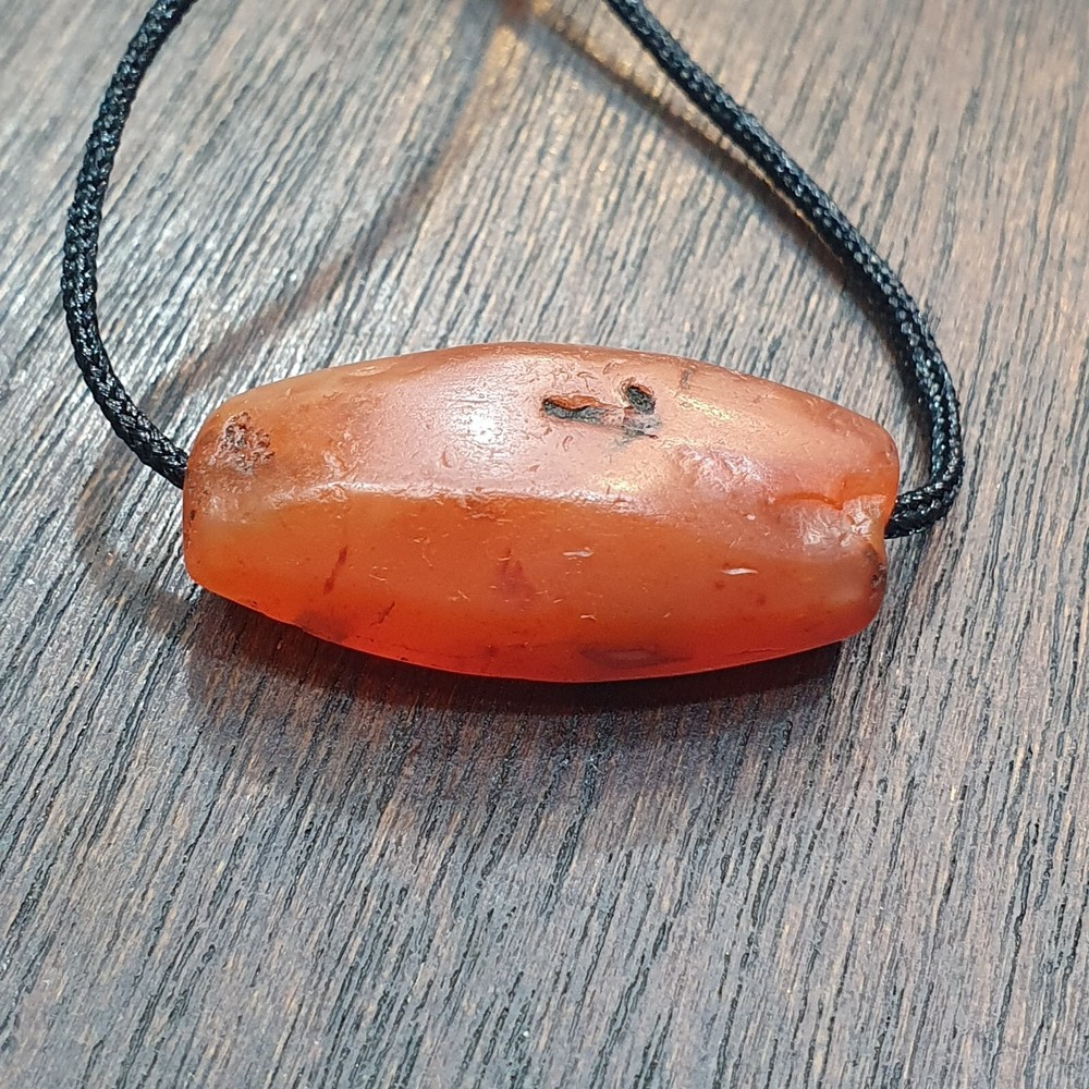 Ancient Antique Carnelian Middle eastern African AGATE Bead