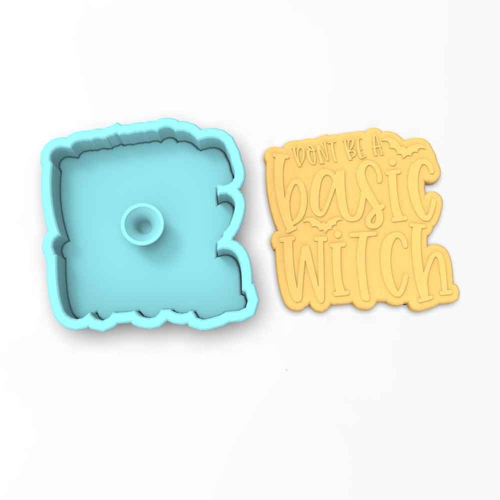 Basic Witch Cookie Cutter & Stamp | Halloween Costume October Ghost Witches Bat
