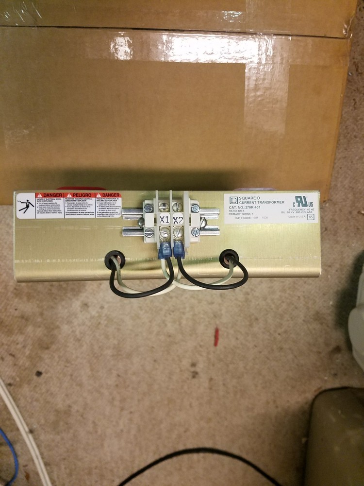 Square D 270R-401 TRANSFORMER CURRENT