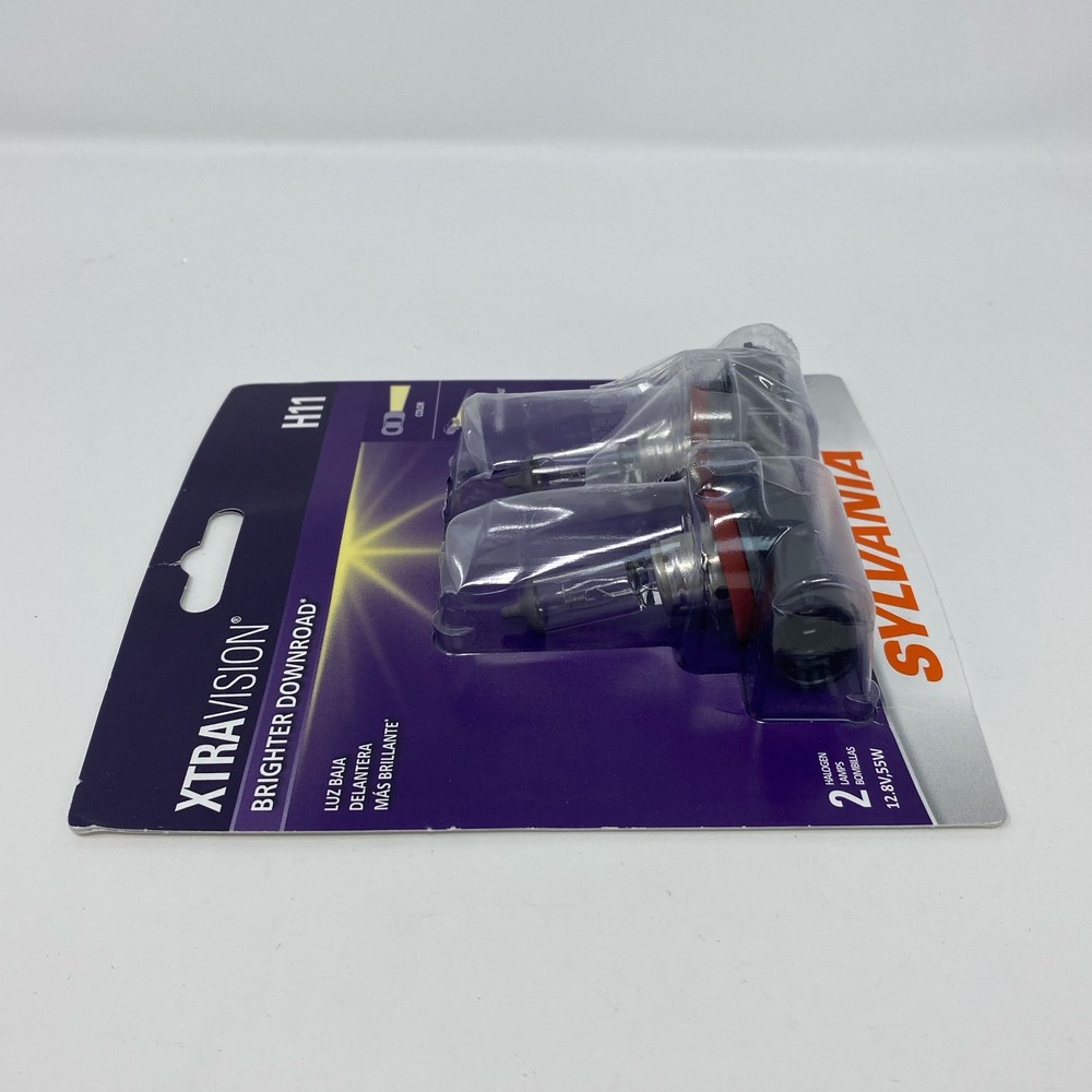 SYLVANIA H11 XtraVision Halogen Headlight Bulbs 2-Pack - Clear, H11