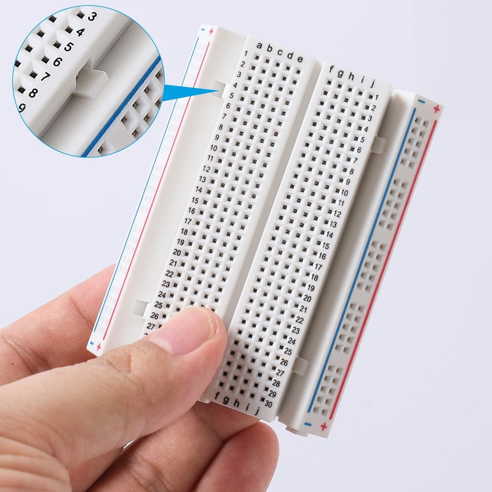 6 PCS Breadboard Set Prototype Board 400 Pin Solderless Kit for Raspberry Pi