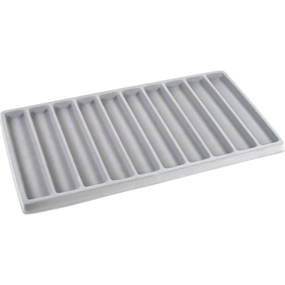 5 White 10 Compartment Display Tray Inserts