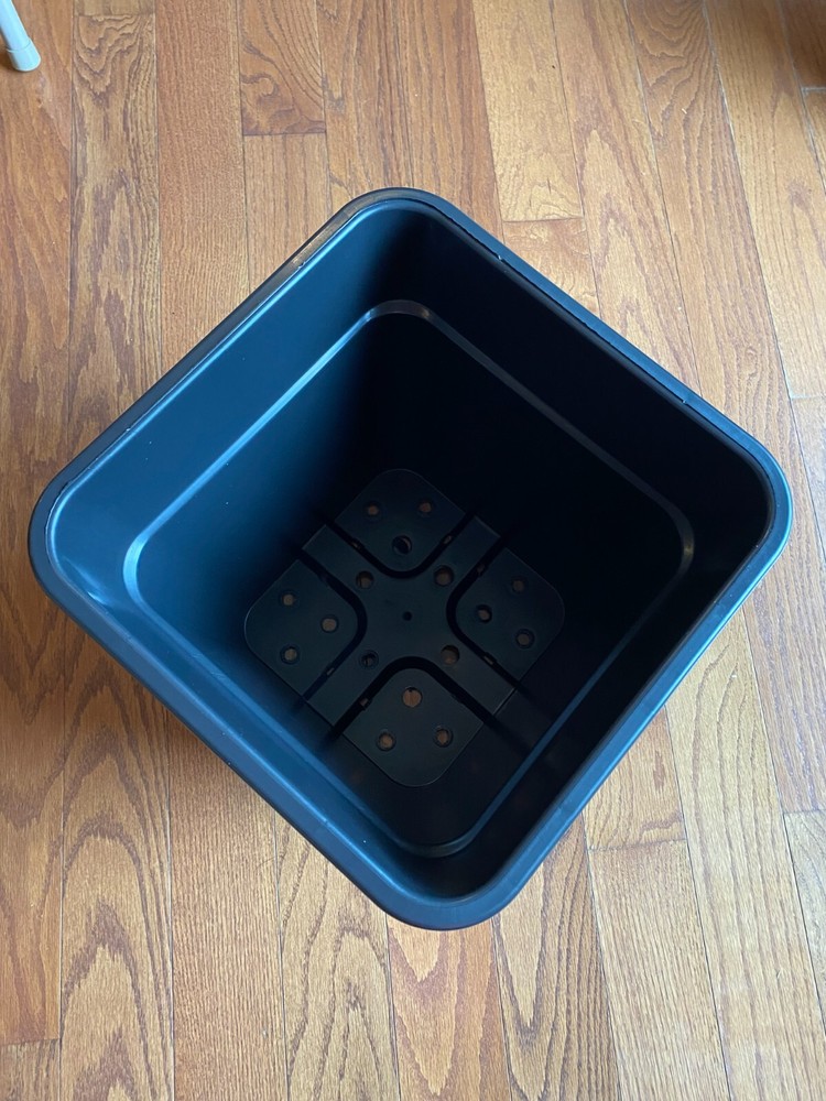 Gro Pro® Black Square Pot, 5-Gallon