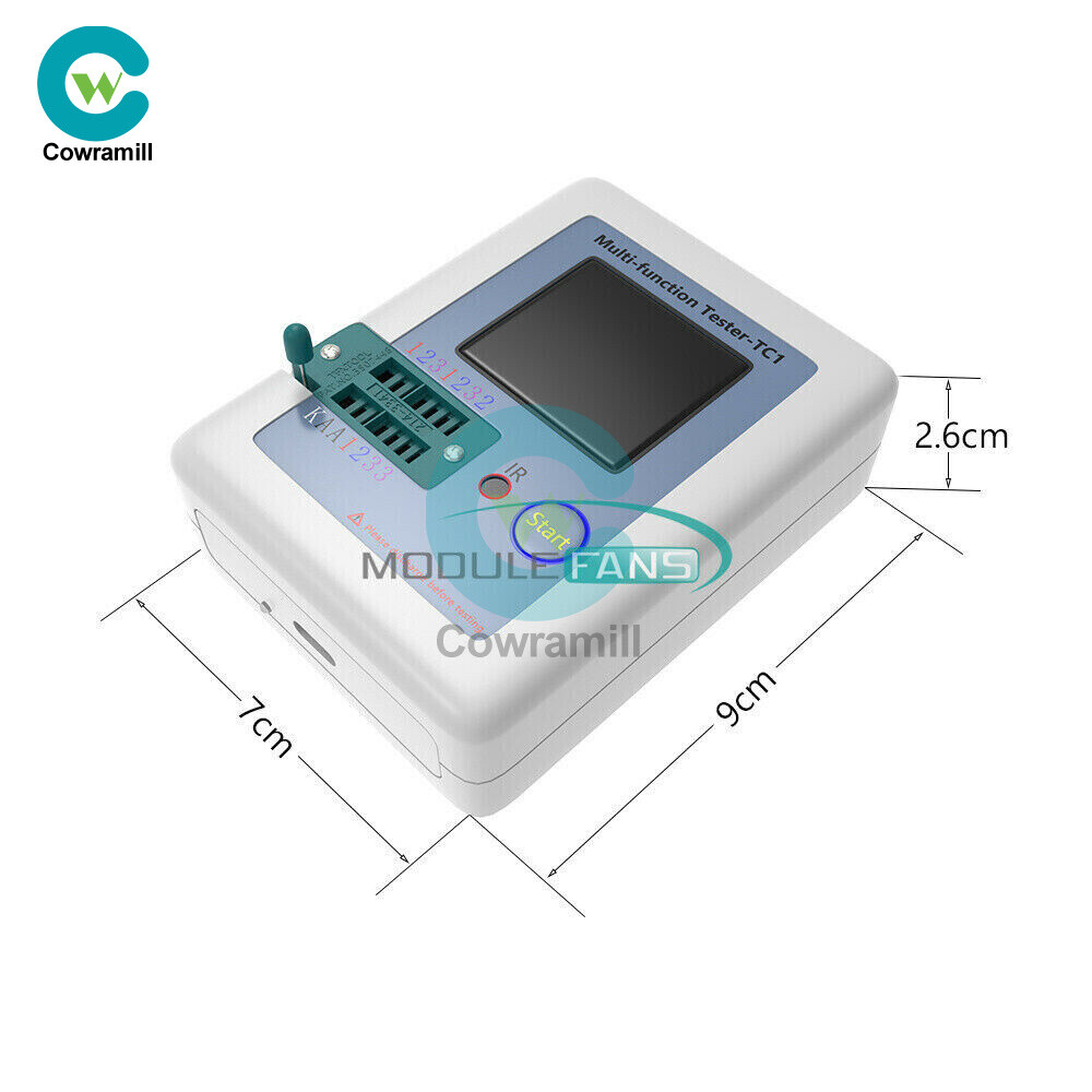 LCR-TC1 Multifunction Transistor Tester TFT Diode Triode Capacitance Meter ESR
