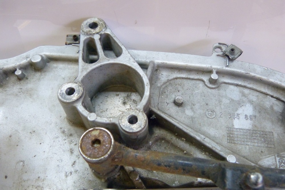 BMW R1150 RT 2003 Left side foot peg hanger mount