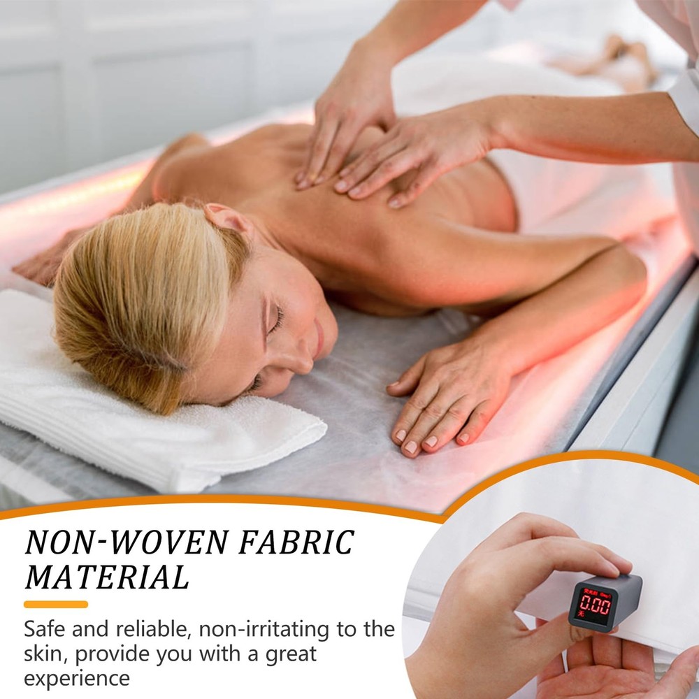 60 Pcs Disposable Fitted Massage Table Sheet Set - 30 Pcs Breathable Spa Bed ...