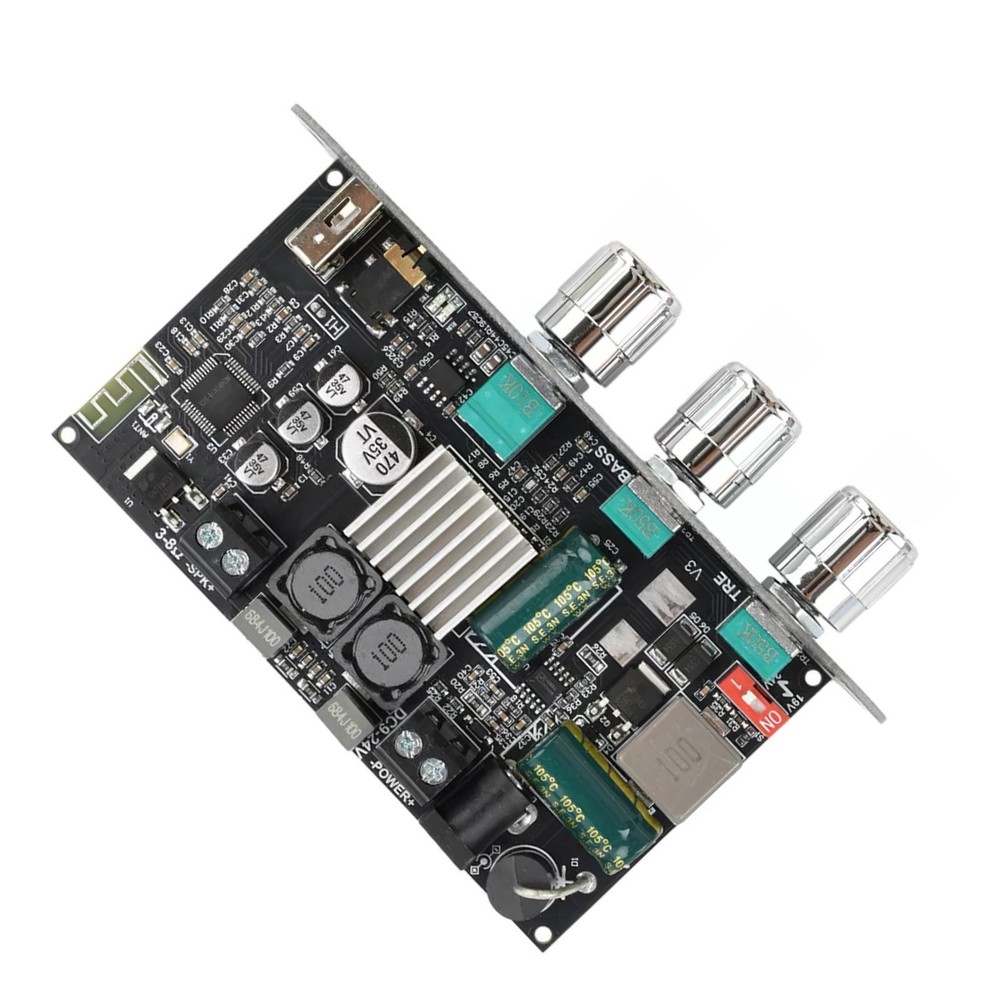 Audio Amplifier Board features input anti-reverse and anti-static protection
