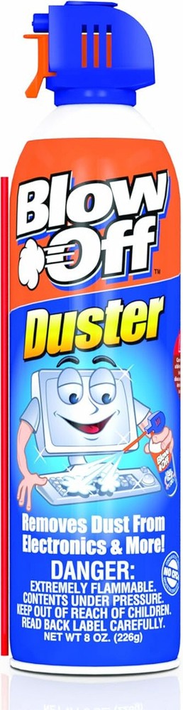 Blow Off DuSTeR 8oz Compressed Air 8oz PC Printer Keyboard Electronic BO-111-113