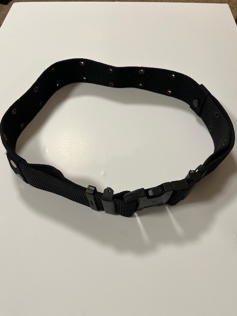 K-2 Military Tactical Black Web Belt (Black)