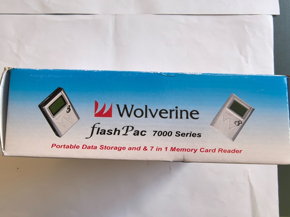 Wolverine Data 80GB FlashPac 7000 Series Portable Data Storage HDD Version