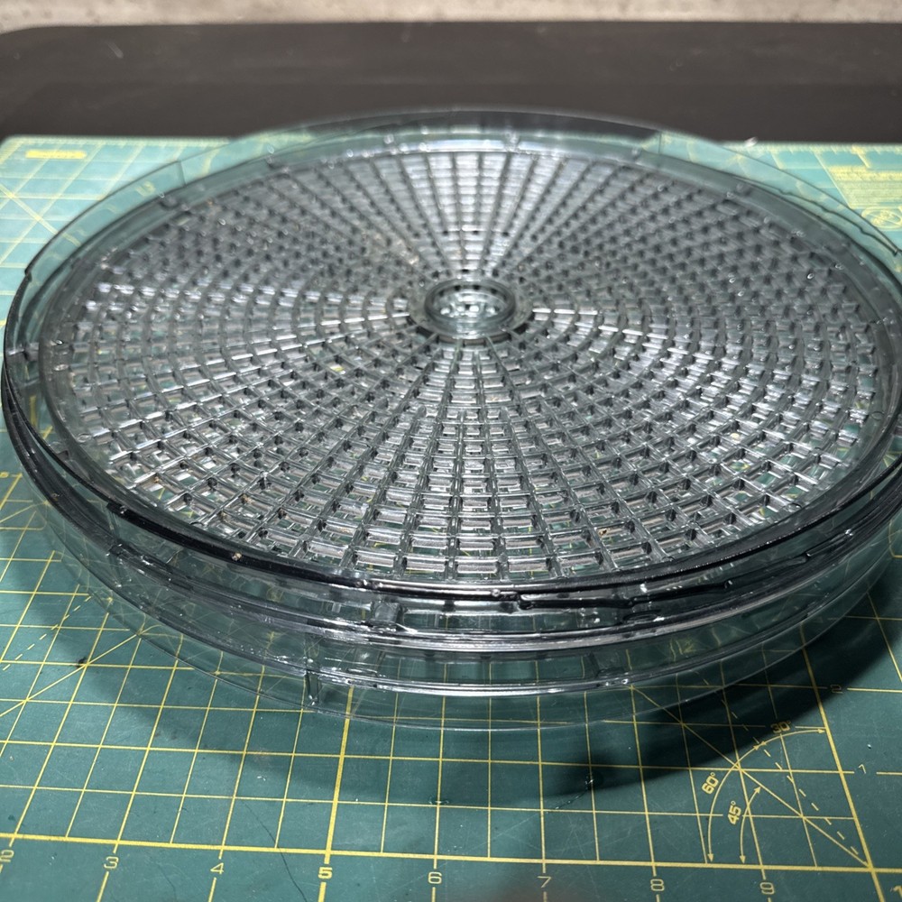 MAGIC CHEF Dehydrator 2 Replacement TRAYS Round Gray Plastic 13"
