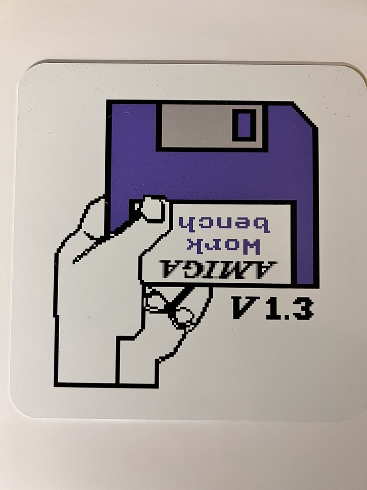 Commodore Amiga Aluminum Kickstart Sign