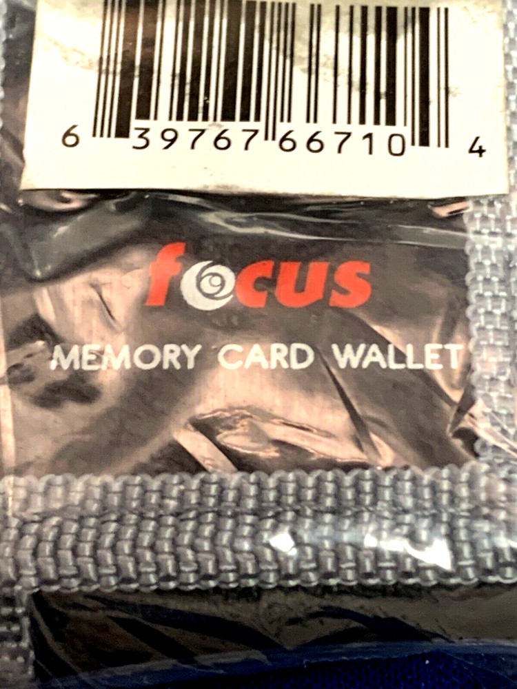 Bundle Focus 8" Table Top Tripod For Digital Camera & Memory Card Wallet ...New